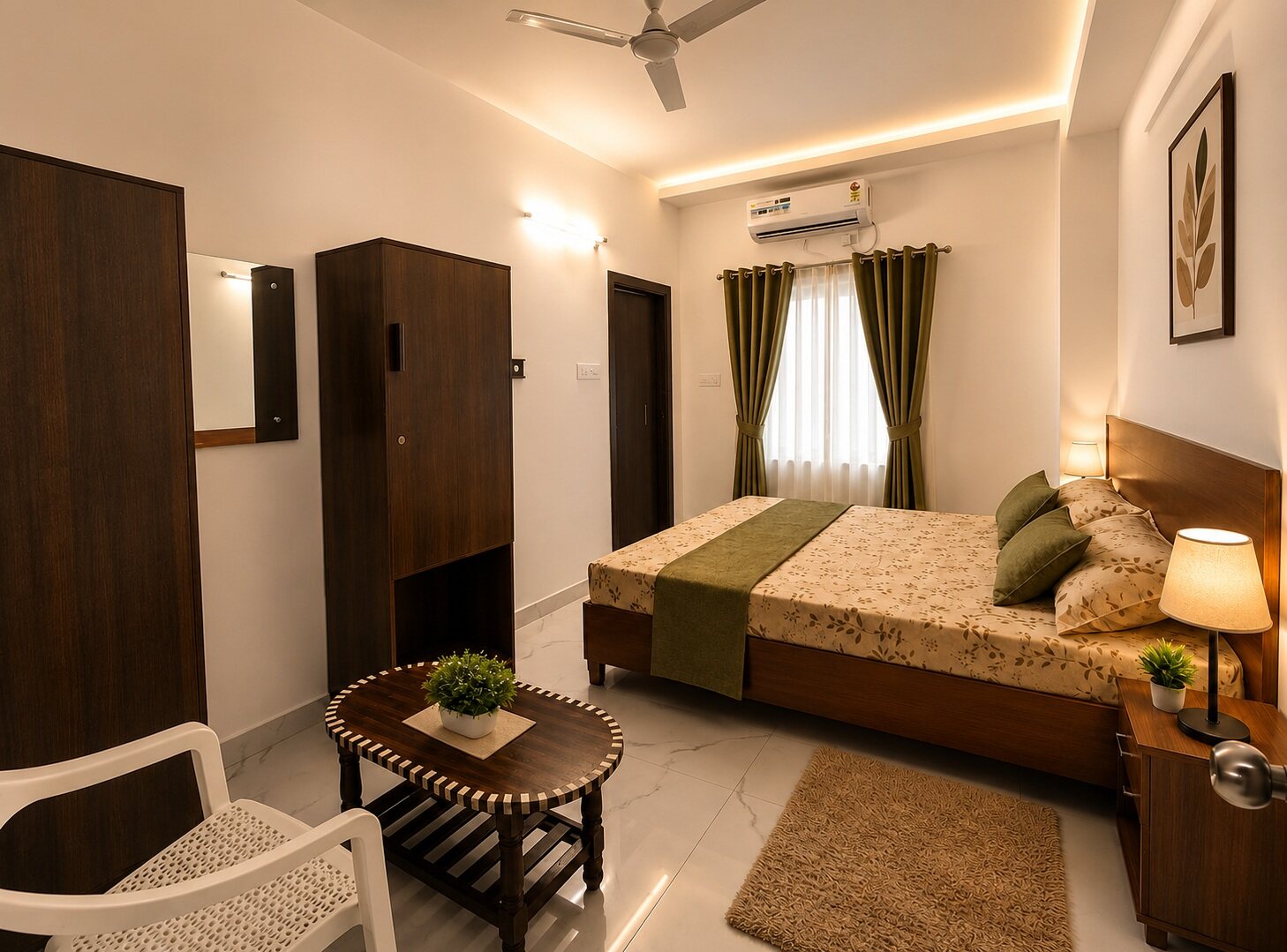 Premium Double Sharing room at Prime Hub Premium Coliving